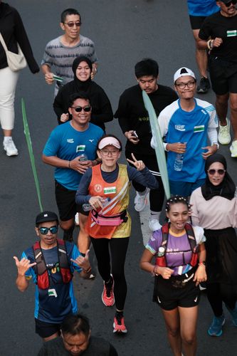 Race photo from Lari Bareng Yuk!