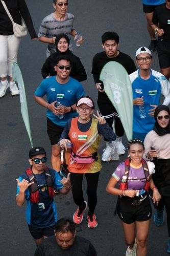 Race photo from Lari Bareng Yuk!
