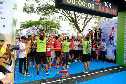 Race photo from CISANGKAN KBP CITY RUN 2025