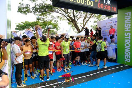 Race photo from CISANGKAN KBP CITY RUN 2025
