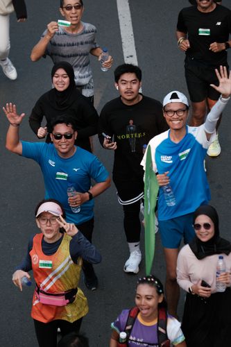 Race photo from Lari Bareng Yuk!