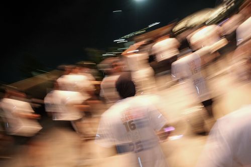 Race photo from PIK NITE RUN VIBES