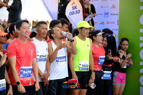 Race photo from CISANGKAN KBP CITY RUN 2025