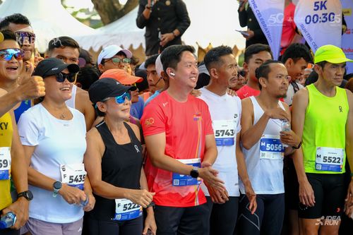 Race photo from CISANGKAN KBP CITY RUN 2025