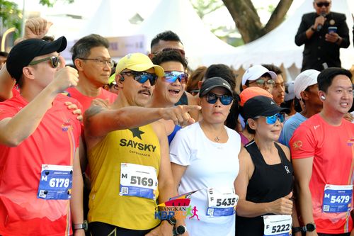 Race photo from CISANGKAN KBP CITY RUN 2025