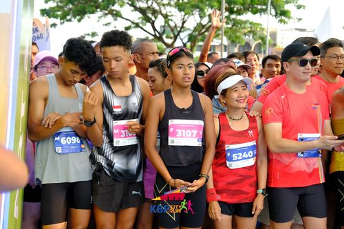 Race photo from CISANGKAN KBP CITY RUN 2025