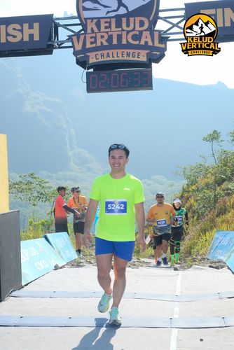 Race photo from Kelud Vertical Challenge 2024