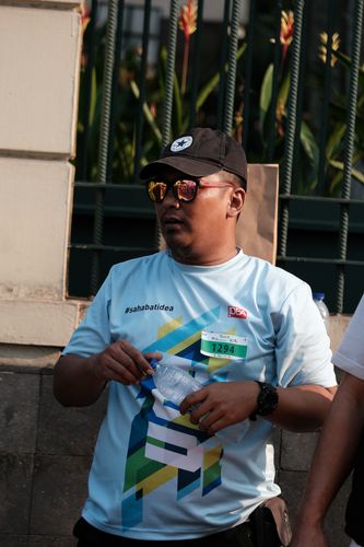 Race photo from Lari Bareng Yuk!
