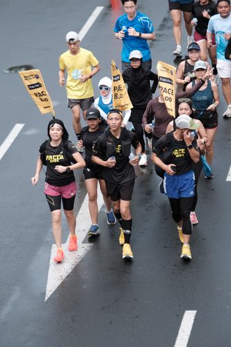 Race photo from Road to BAF Lions Run 2024