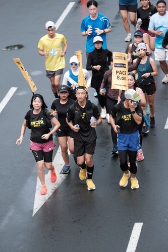 Race photo from Road to BAF Lions Run 2024