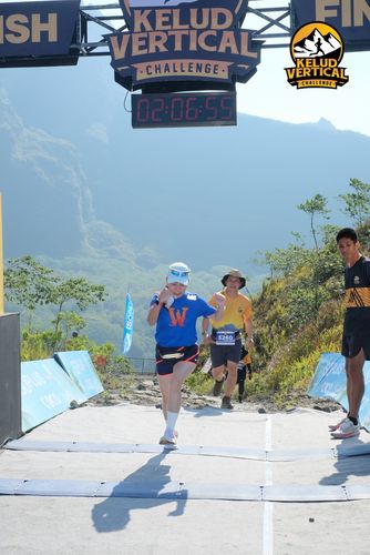 Race photo from Kelud Vertical Challenge 2024