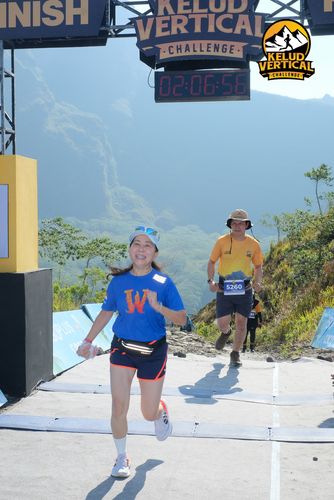 Race photo from Kelud Vertical Challenge 2024