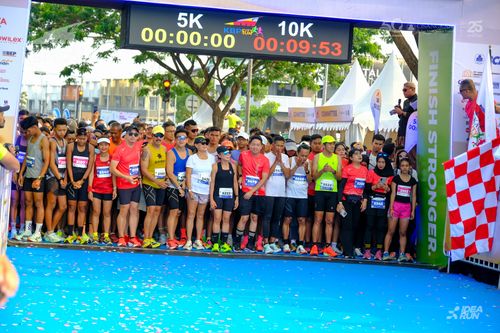 Race photo from CISANGKAN KBP CITY RUN 2025