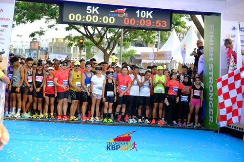 Race photo from CISANGKAN KBP CITY RUN 2025