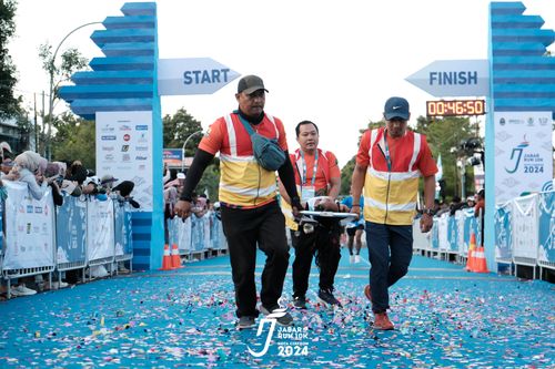 Race photo from Jabar Run 10K 2024