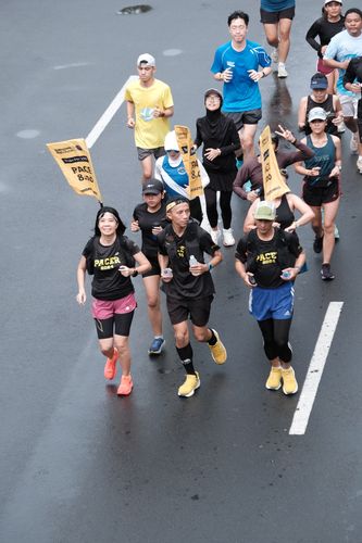 Race photo from Road to BAF Lions Run 2024