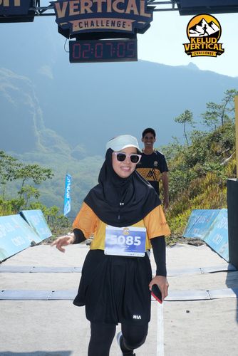 Race photo from Kelud Vertical Challenge 2024