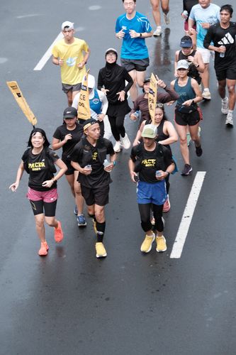 Race photo from Road to BAF Lions Run 2024