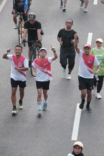 Race photo from Smartfren Run 2024 Vibes