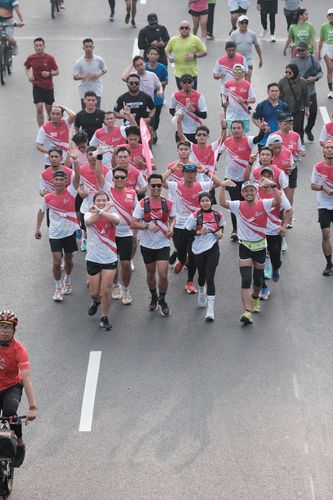 Race photo from Smartfren Run 2024 Vibes