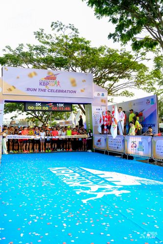 Race photo from CISANGKAN KBP CITY RUN 2025