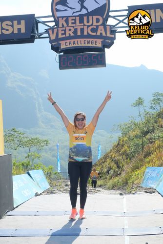Race photo from Kelud Vertical Challenge 2024