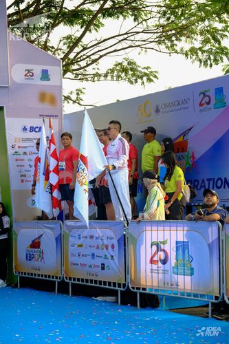 Race photo from CISANGKAN KBP CITY RUN 2025
