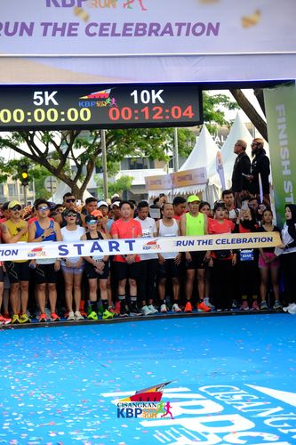 Race photo from CISANGKAN KBP CITY RUN 2025