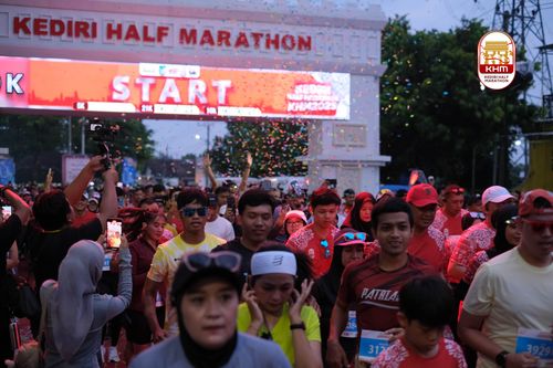 Race photo from Kediri Half Marathon 2025