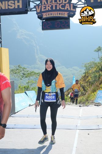 Race photo from Kelud Vertical Challenge 2024