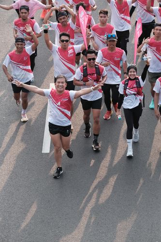 Race photo from Smartfren Run 2024 Vibes