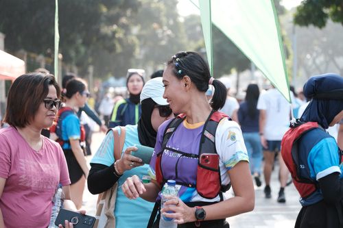Race photo from Lari Bareng Yuk!
