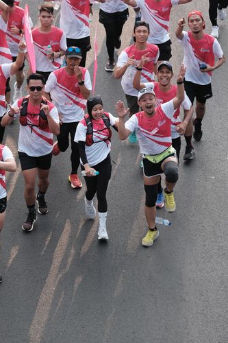 Race photo from Smartfren Run 2024 Vibes