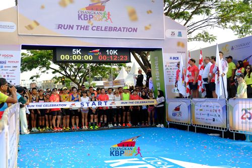 Race photo from CISANGKAN KBP CITY RUN 2025