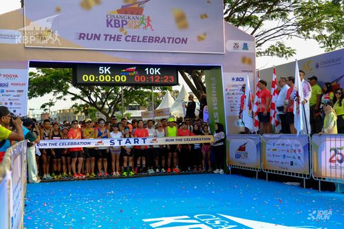 Race photo from CISANGKAN KBP CITY RUN 2025