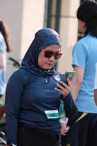 Race photo from Lari Bareng Yuk!