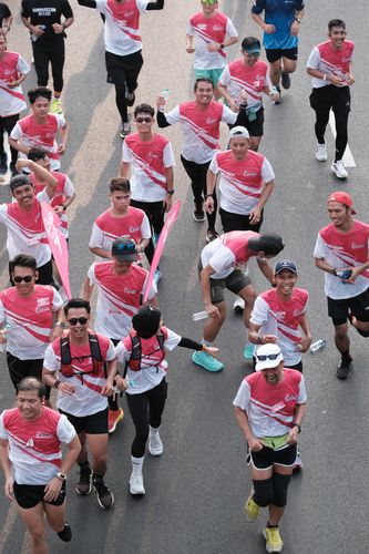 Race photo from Smartfren Run 2024 Vibes