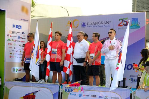 Race photo from CISANGKAN KBP CITY RUN 2025