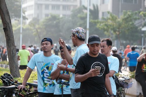 Race photo from Lari Bareng Yuk!