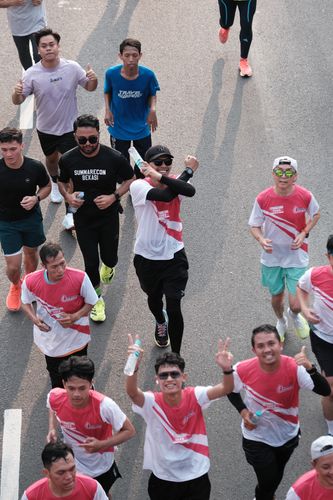 Race photo from Smartfren Run 2024 Vibes