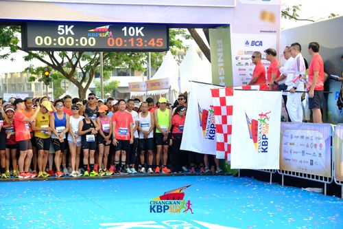 Race photo from CISANGKAN KBP CITY RUN 2025