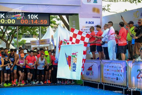 Race photo from CISANGKAN KBP CITY RUN 2025