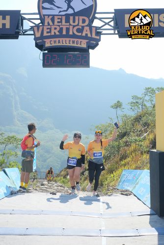 Race photo from Kelud Vertical Challenge 2024