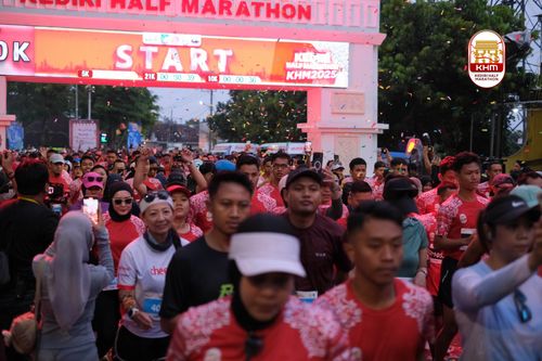 Race photo from Kediri Half Marathon 2025