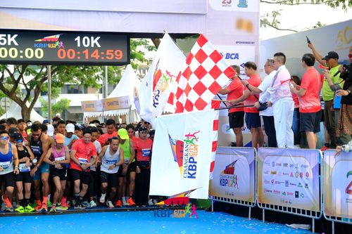 Race photo from CISANGKAN KBP CITY RUN 2025