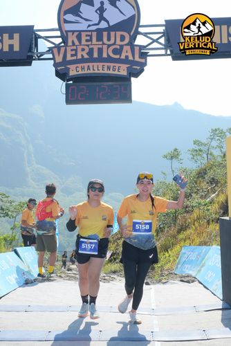 Race photo from Kelud Vertical Challenge 2024