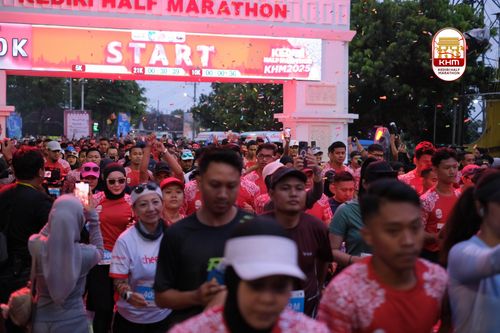 Race photo from Kediri Half Marathon 2025
