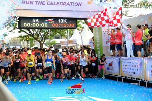 Race photo from CISANGKAN KBP CITY RUN 2025