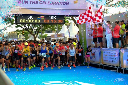 Race photo from CISANGKAN KBP CITY RUN 2025