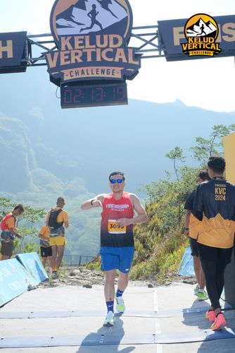 Race photo from Kelud Vertical Challenge 2024